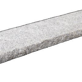 Afdekplaat 100x25x4cm G603 grijs rockface