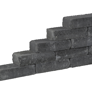 Pilestone line 40x15x10cm coal