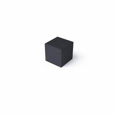 Oud Hollands zitelement 50x50x50cm vierkant carbon