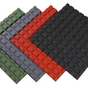 Aslon rubber tegel 50x50x4cm groen