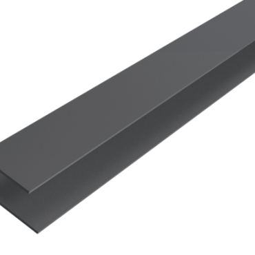 WEO35-60 Alu F-profiel Dark Grey 6,5x8x300cm