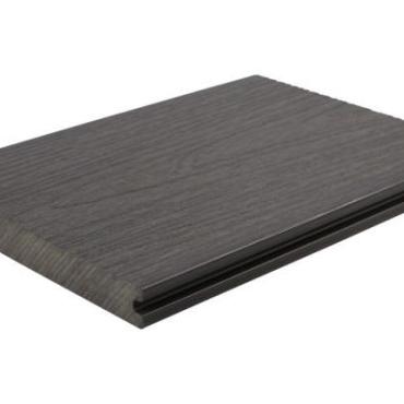 WPC 2,3x21x500cm Fiberdeck Premium massief Dark Grey