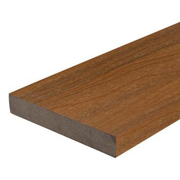 WPC 2,3x13,8x300cm Fiberdeck Premium massief Teak kantplank SE