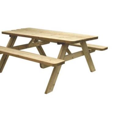 Picknicktafel Easy 4,2cm dik bladmaat 180x70cm