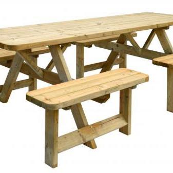 Picknicktafel Family bladmaat 70x240cm