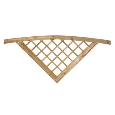 V-trellis inzetstuk 80x138cm geimp grenen voor toogscherm