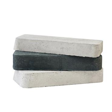 Beton vulblokje 1,7x4,5x11cm antraciet tbv toogscherm icm betonpalen