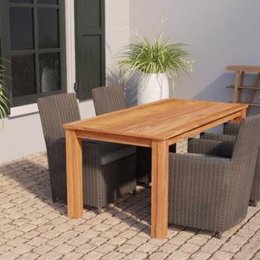 Tuintafel Rustiek 250x100x78cm teak