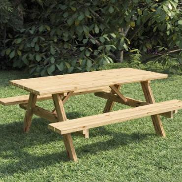 Picknicktafel Excellent 220x155x74cm vuren