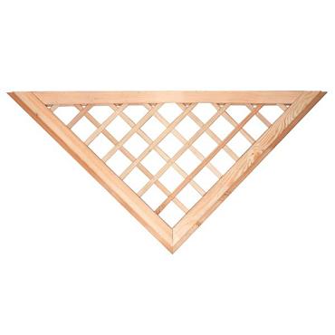 V-trellis inzetstuk 80x160cm douglas voor rechtscherm