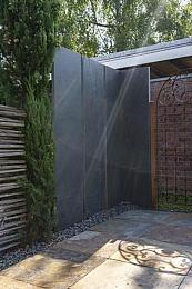 Muurelement black slate 250x50x4-6,5cm