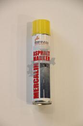 Asfalt marker geel spuitbus 600ml