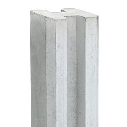 Beton eindpaal Reest sleufpaal 11.5x11.5x244cm wit/grijs