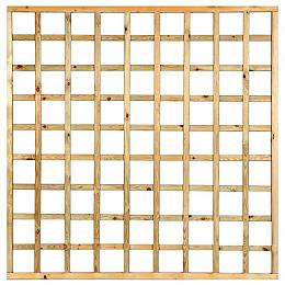 Trellis 180x180cm recht geimp met lijst