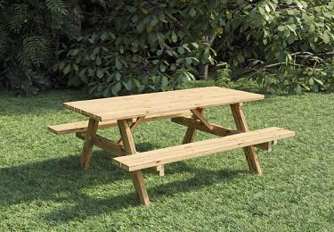 Picknicktafel Excellent 220x155x74cm vuren