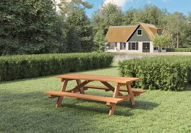 Picknicktafel Business 200x160x75cm hardhout