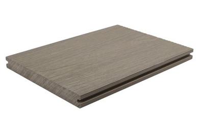 WPC 2,3x21x500cm Fiberdeck Premium massief Light Grey