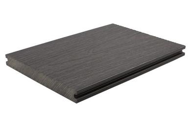 WPC 2,3x21x500cm Fiberdeck Premium massief Dark Grey