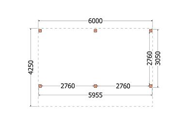 Kapschuur de Heerd 600x425x325cm (bxdxh)