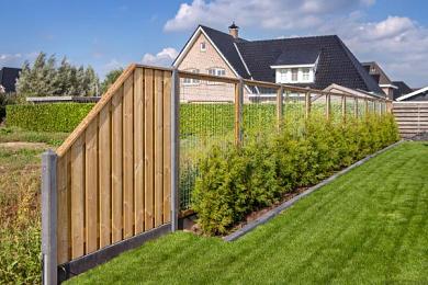 Tuinscherm Enschede verloop 180>90x180cm geimp 21pl