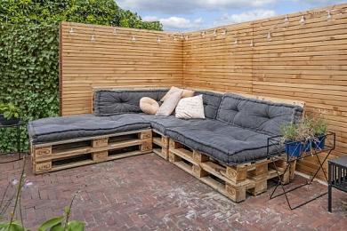 Tuinscherm Rhombus Klagenfurt 180x180cm recht douglas 30pl