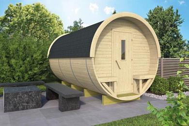 Barrel Camping / Barrel office 330x210x210cm