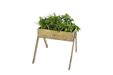 Minigarden junior grenen 45x53x60cm (hxbxd) groen geïmpregneerd