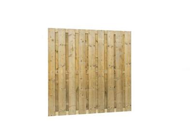 Jumboscherm geschaafd vuren 20-planks 180x180cm recht