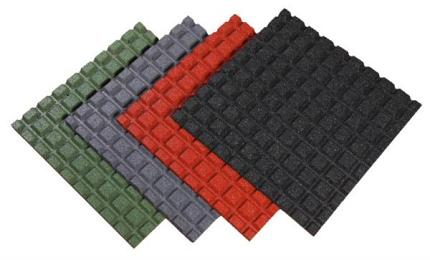 Aslon rubber tegel 50x50x4cm groen