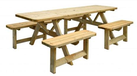 Picknicktafel Family bladmaat 70x240cm