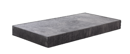 Smartblock afdekplaat 25x50x4,5cm amiata