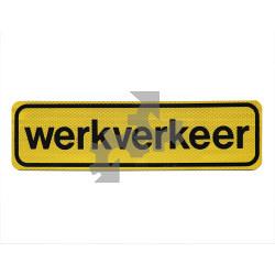 Magneetstrook werkverkeer 60x11cm