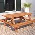 Picknicktafel Comfort 180x160x75cm hardhout