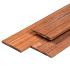 Schuttingplank 1,4x14x90cm hardhout met 2 V-groeven