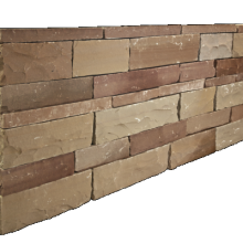 Stapelblok toscana 30-55x20x10cm bruin-beige