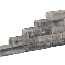 Pilestone line 40x15x10cm gothic