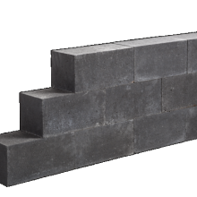 Linea block hf 15x15x30cm black