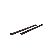 U profiel tbv bamboemat 120cm roest set a 2st