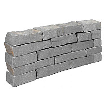 Stapelblok luserna grigio var lengte x8-12x18-25cm