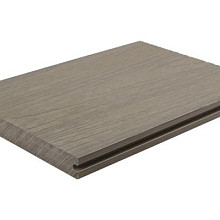 WPC 2,3x21x500cm Fiberdeck Premium massief Light Grey