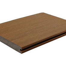 WPC 2,3x21x500cm Fiberdeck Premium massief Teak