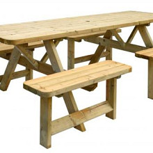 Picknicktafel Family bladmaat 70x240cm