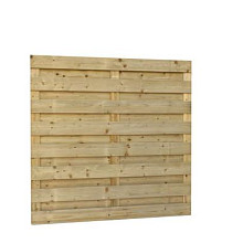 Jumboscherm geschaafd vuren 18-planks 180x180cm recht