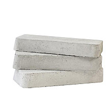 Beton vulblokje 1,7x4,5x11cm wit/grijs tbv toogscherm icm betonpalen