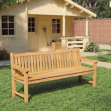 Parkbank Norwich 180x51x91cm teak