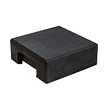 Beton afdekpet gecoat vlakke kop 14x14x5cm T-model