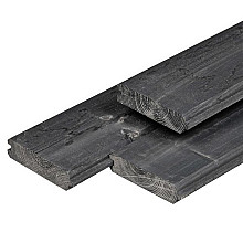 Blokhutprofiel gesch. zweeds vuren kd 18% zwart geimp. dompel methode 2,8x180x12,1