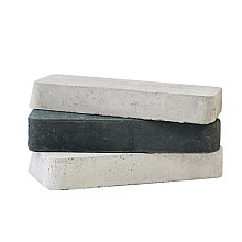 Beton vulblokje 1,7x4,5x11cm antraciet tbv toogscherm icm betonpalen