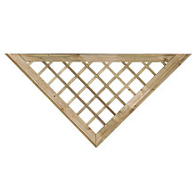 V-trellis inzetstuk 80x160cm geimp grenen voor rechtscherm