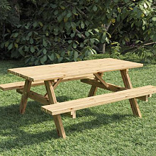 Picknicktafel Basis 180x155x74cm vuren